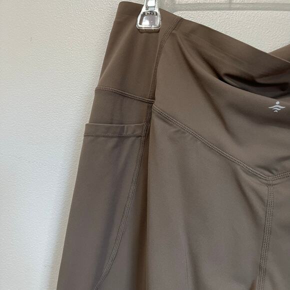 Halara UltraSculpt Flare Pants XL NWT High Rise Brown Long 37” Inseam Yoga - Picture 12 of 12